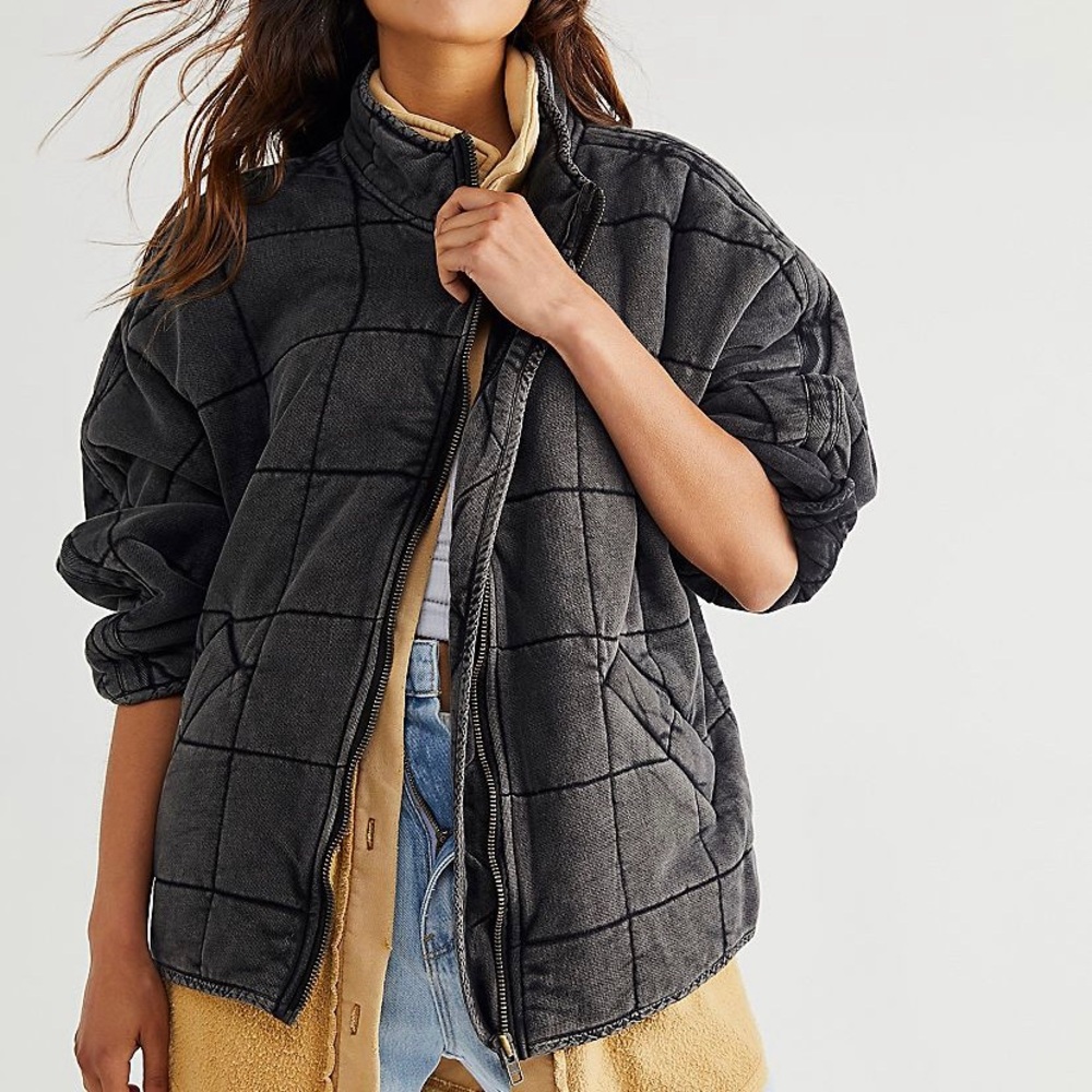Dolman quilted jacket